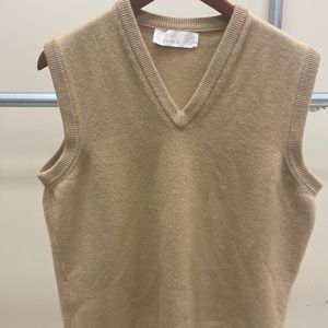 RARE Vintage Pringle of Scotland 100% Cashmere Sweater Vest